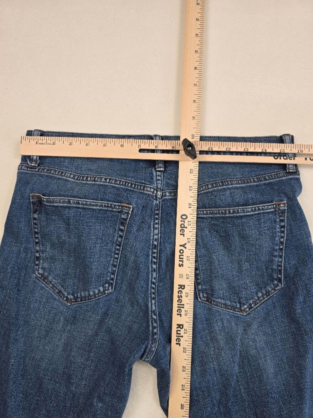 Gap 1969 Best Girlfriend Star Studded Jeans Womens Size 29 Blue Denim - Picture 6 of 6